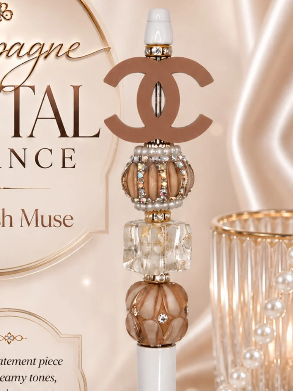 Champagne Crystal Elegance Pen